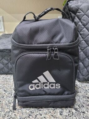 adidas Black Insulated Lunch Bag